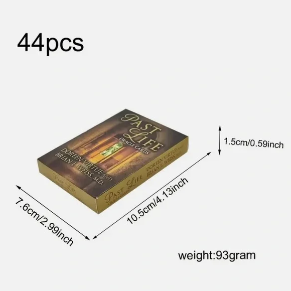 Past Life Oracle Cards , 44 Card Deck Doreen Virtue & Brian Weiss - Picture 5 of 5